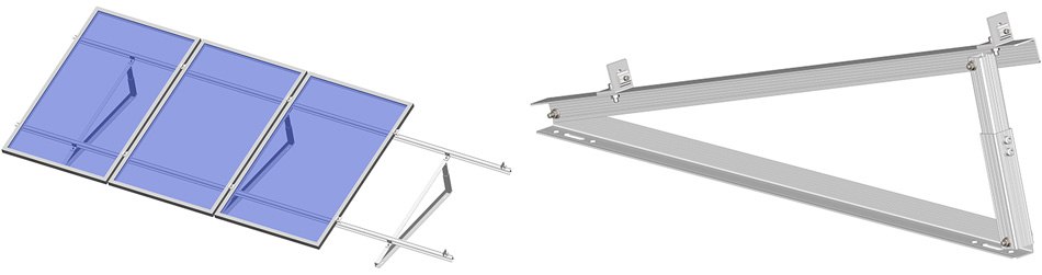 zonne-montagesysteem voor plat dak