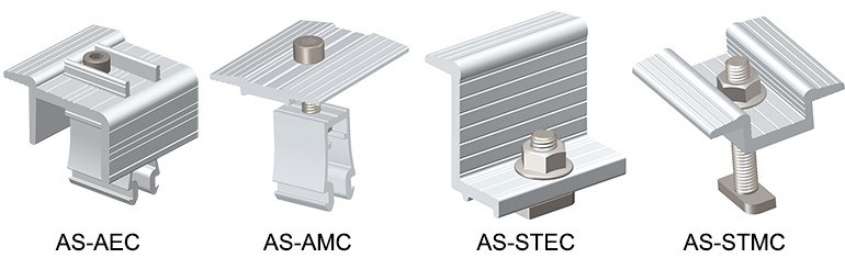 middenklem op zonne-energie