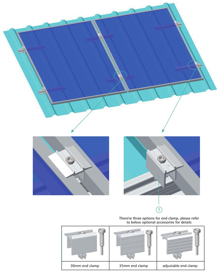 verstelbare middenklem