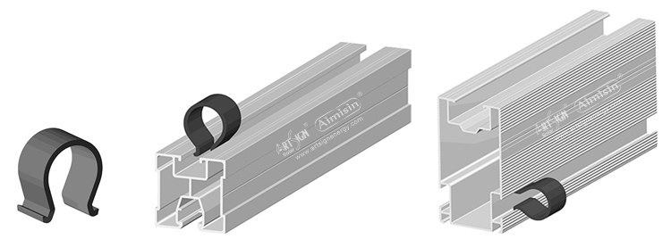 kabelclips voor montage van zonnepanelen