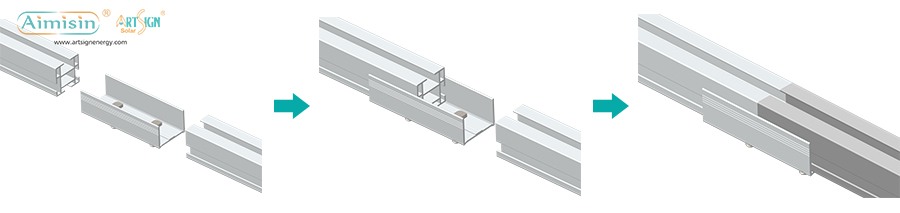 ART SIGN fabrikant van duurzame dakrails op zonne-energie