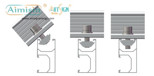 ART SIGN pv racking rail AS-XR-01 installation method