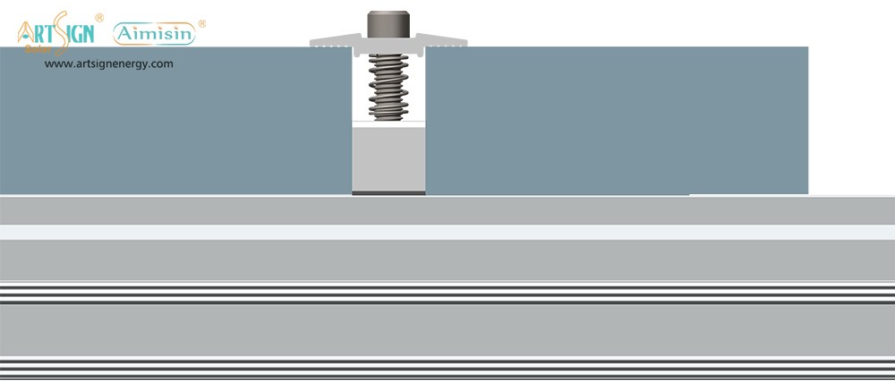 ART SIGN solar panel clamp bracket AS-AMC-01B