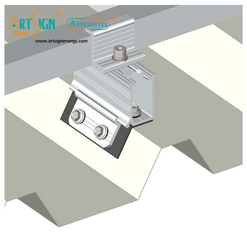 IBR roof rail-less solar mount