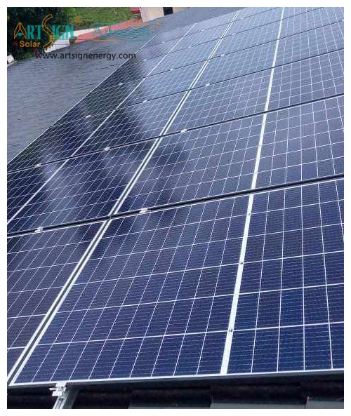 ART SIGN solar panel mid clamps AS-A-MC01 case study