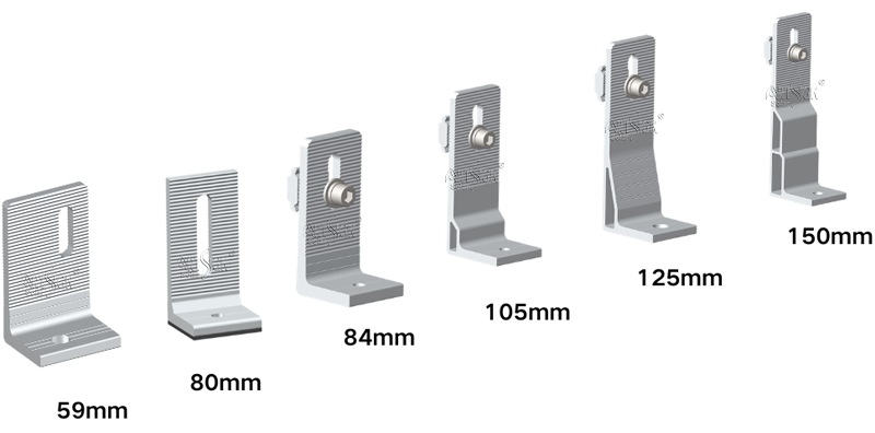 differen size of L feet