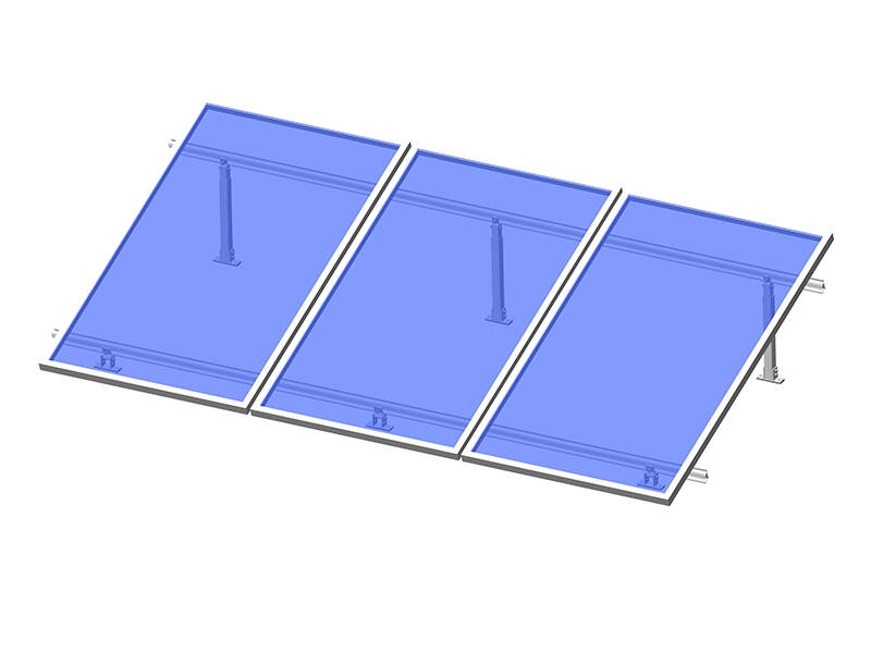 Zonnepanelen plat dak montage systeem - regelbare kanteling kit 