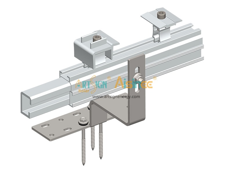 C-rail 01# verbindingsset voor montage op zonnerails
