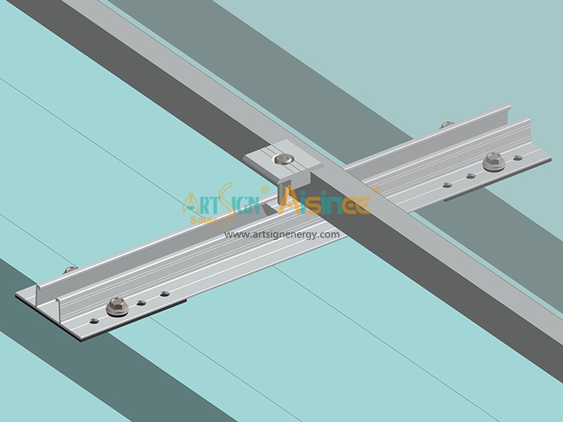 Rechtstreeks van de fabriek: duurzame aluminium middenklem voor PV-beugelmontagesysteem | Art Sign