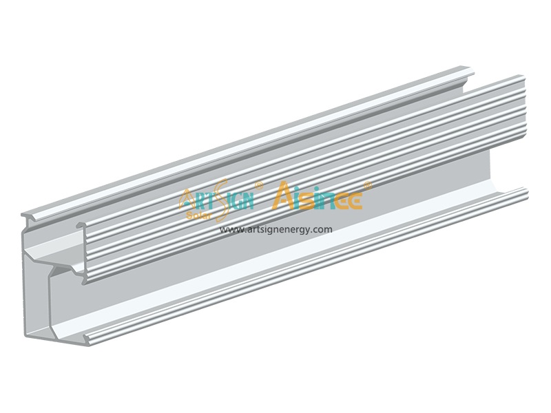 Aluminium zonnepanelen dakmontagerails D-rail 04#