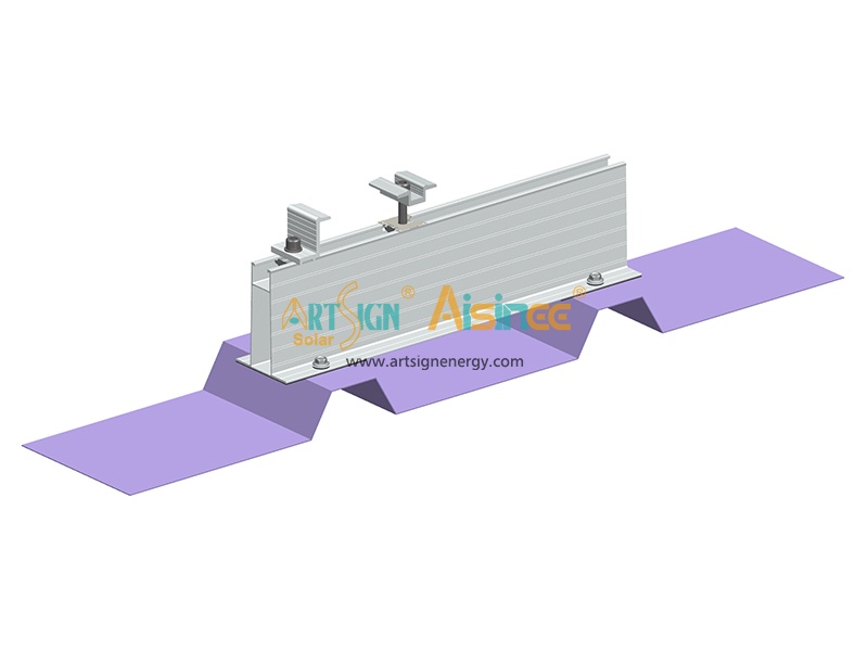 Groothandel productie van zonnepanelen metalen dak voordelige aluminium minirail