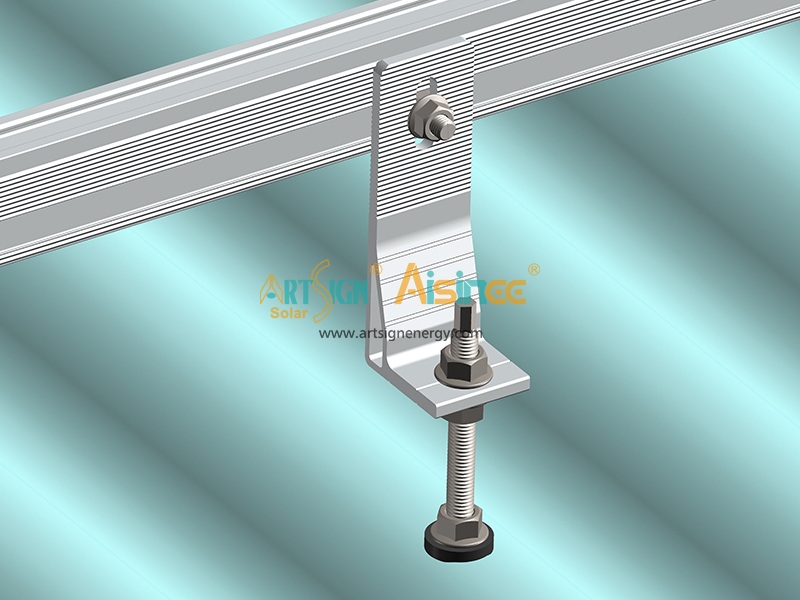 Fabrikant van aluminium zonnepaneel montageconstructie dakhaak 125#