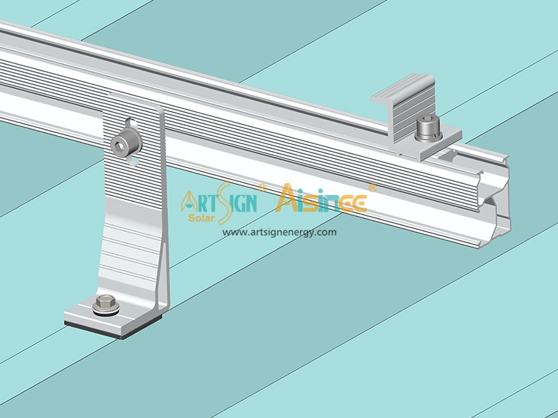 Fabrikant van aluminium zonnepaneel montageconstructie dakhaak 125#