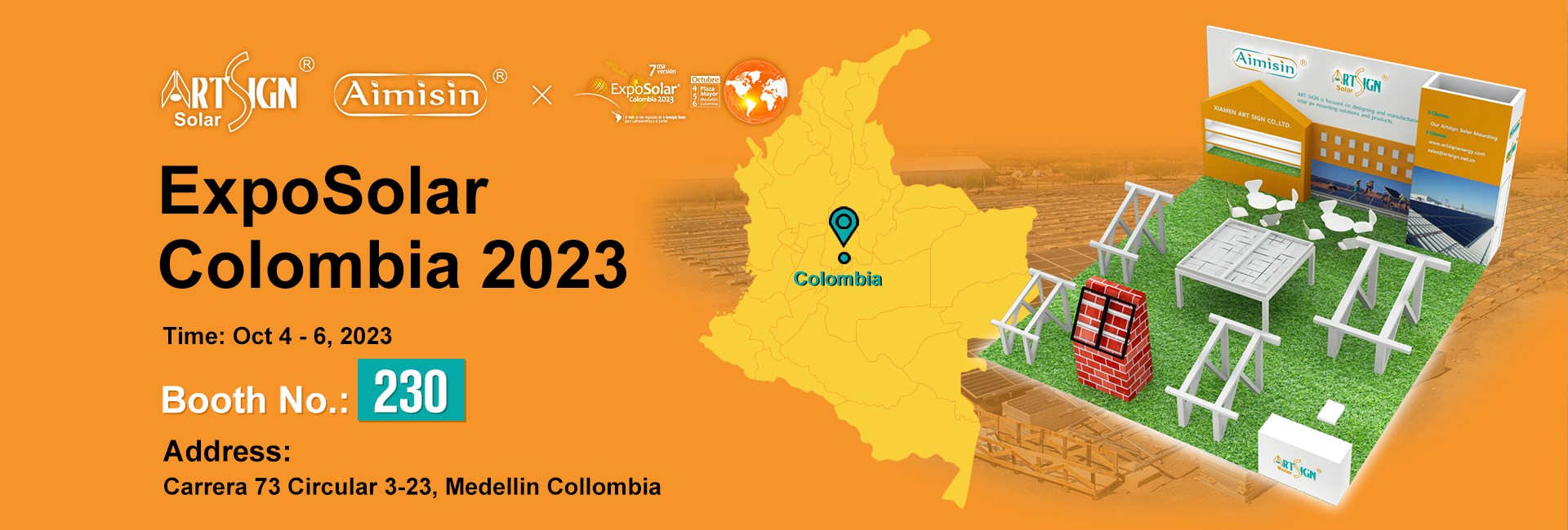 Art Sign October Exhibition-Expo Solar Colombia 2023