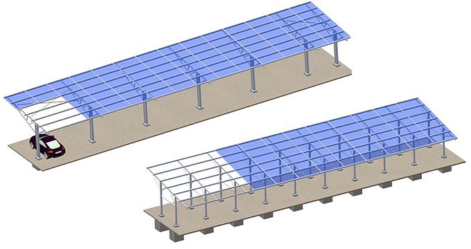 Over montagesystemen voor zonne-carports