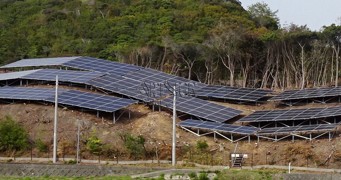 12 MW met ZAM-gecoat staal PV-grondmontagesysteem in Japan
